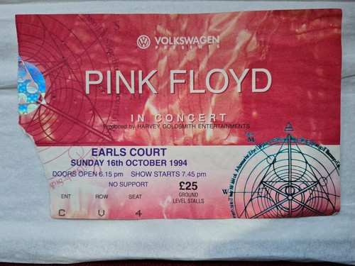 Pink floyd ticket - floyd,