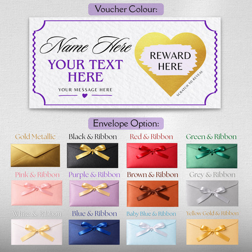 Personalised scratch reveal - personalised,