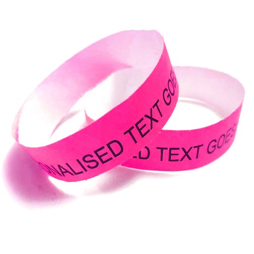 150 printed wristbands paper - wristbands,