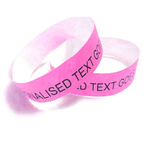 160 printed wristbands paper - wristbands,
