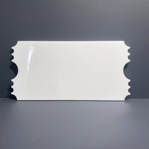 Acrylic ticket gift voucher - acrylic,