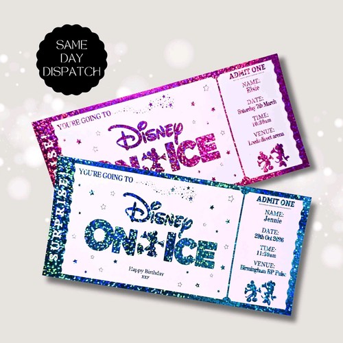 Personalised disney ice - disney, on