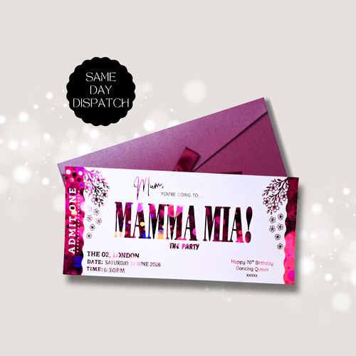 Personalised mamma mia the - personalised,