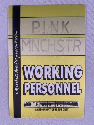 Pink pass ticket original - pass,