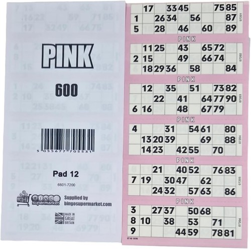 Bingo flyers pad 600 - bingo,