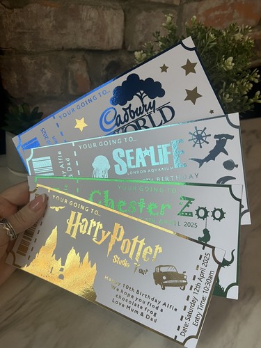 Personalised event ticket - event,