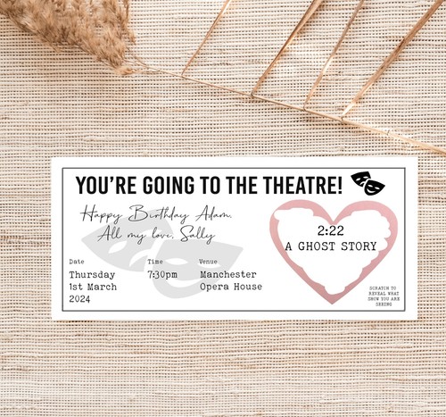 Personalise theatre ticket - theatre,