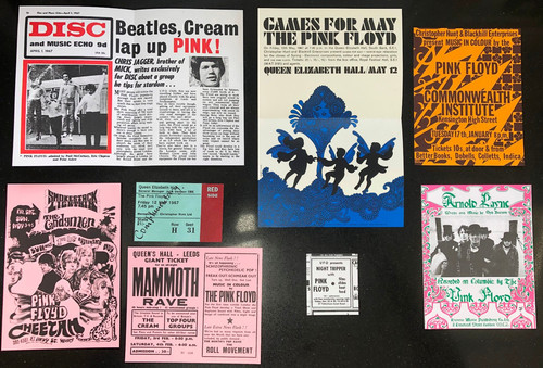Pink floyd flyers tickets - pink, flyers,