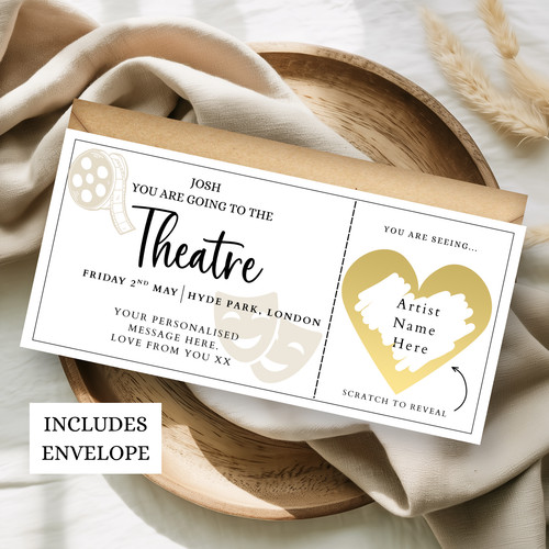 Personalised theatre scratch - personalised,