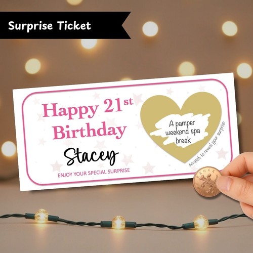 Personalised birthday surprise - personalised,