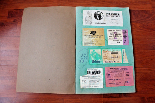 Scrapbook vintage concert - scrapbook,
