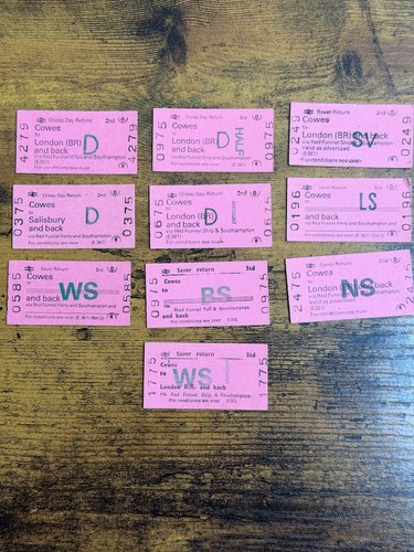 Vintage british rail pink card - vintage,