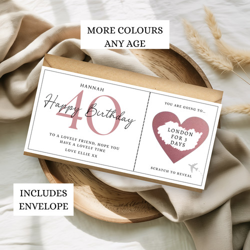 Personalised scratch reveal - personalised,