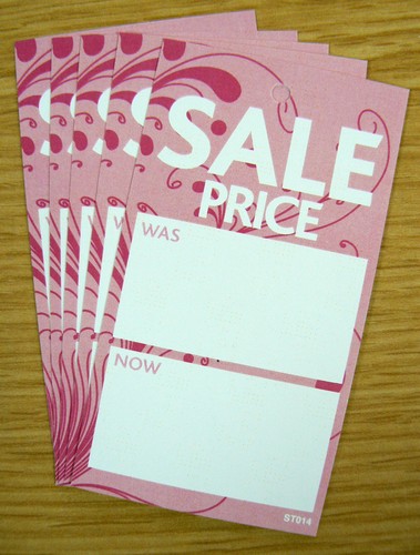 Boutique sale price tags swing - boutique,