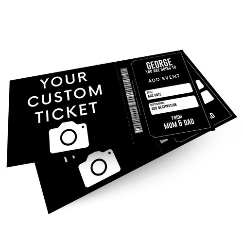 Personalised concert ticket - concert,