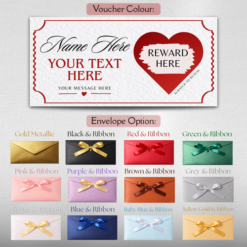 Personalised scratch reveal - personalised, to