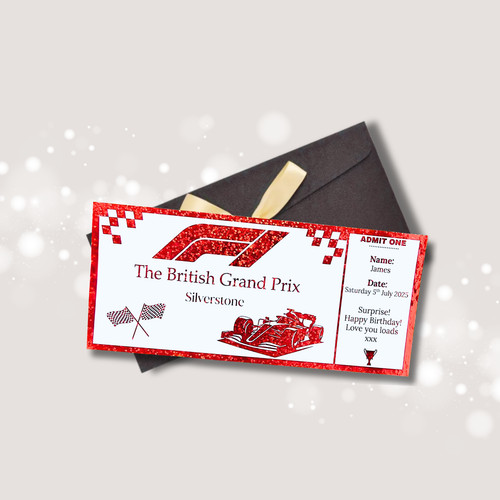 Personalised ticket - personalised,