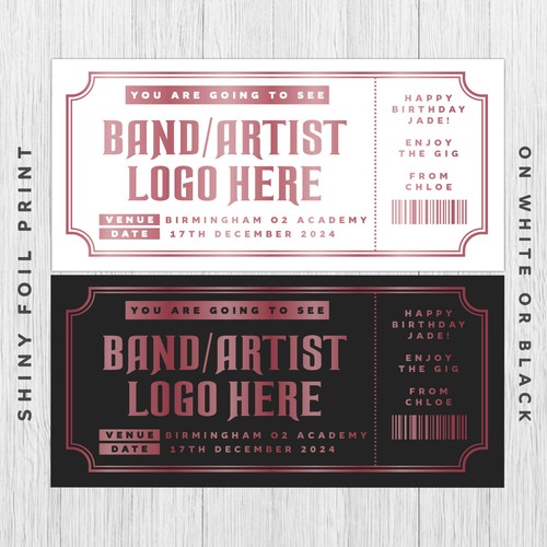 Personalised music concert - personalised,