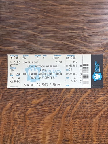 Pink truth about love tour - truth,