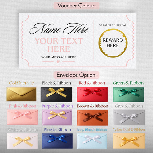 Personalised scratch reveal - scratch,