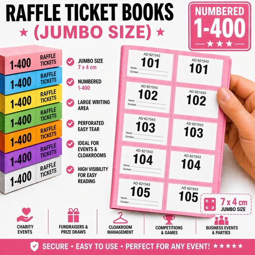 Extra large raffle - large, cloakroom